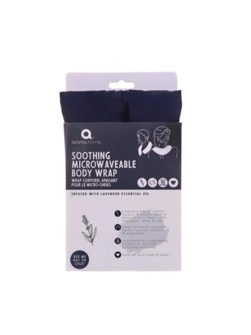 Aroma Home Soothing Body Wrap - Navy-NWT